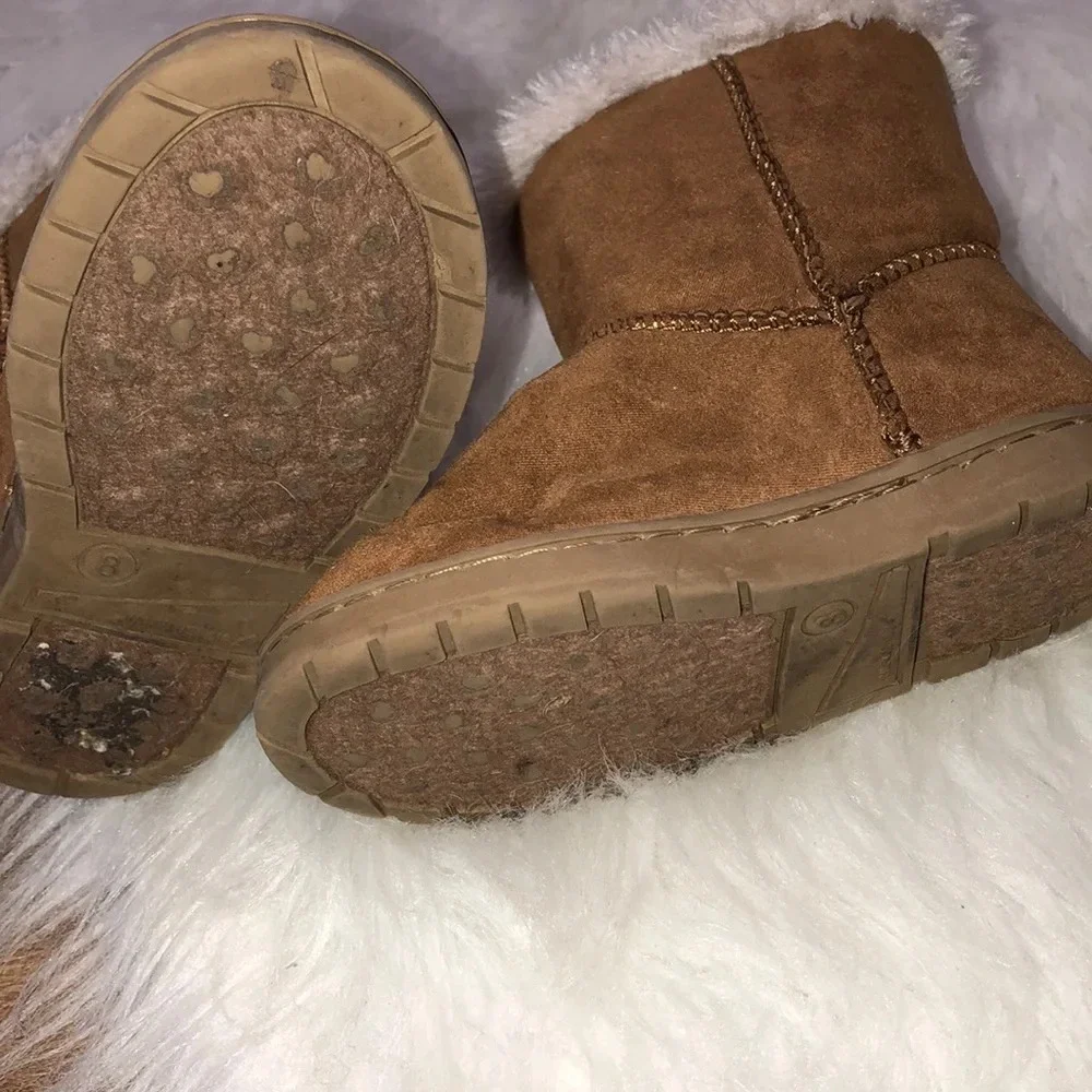 Little Girls 8 M little Beatrix faux fur boots